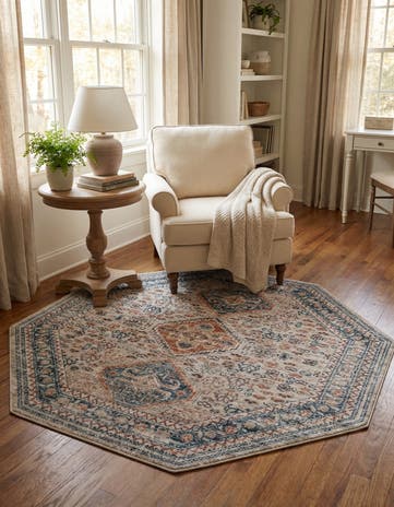 5' 3 x 5' 3 Newport Octagon Rug