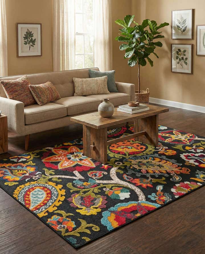 5' x 7' Easy-Clean Casablanca Indoor / Outdoor Rug