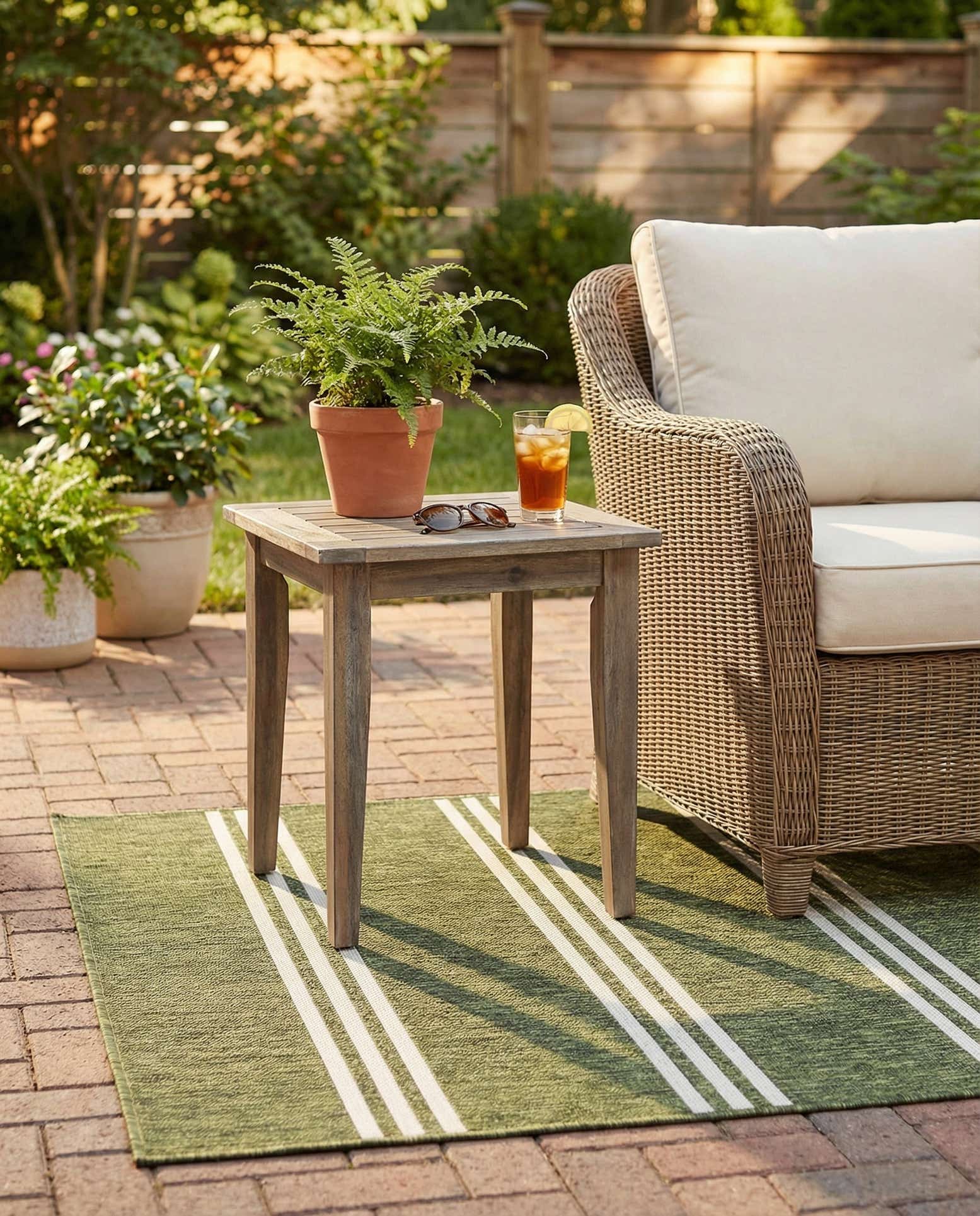 1' 4 x 1' 4 Easy-Clean Jill Zarin Indoor / Outdoor Sample Rug