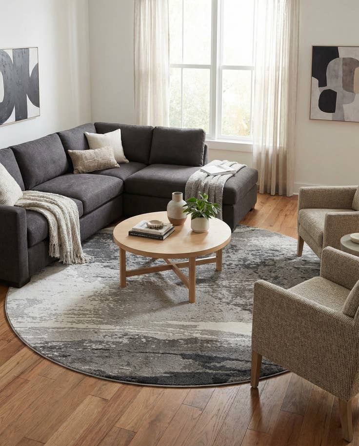 Detail image of 10' x 10' Oslo Round Rug