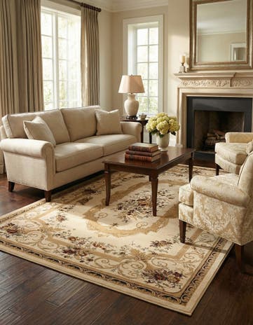 Cream Chateau Rug