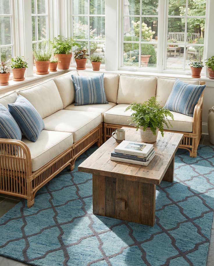 Detail image of 5' 1 x 8' Luna Rug