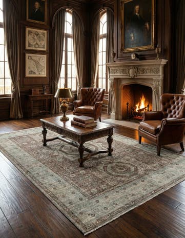 5' 7 x 7' 7 Hand Knotted Amina Rug