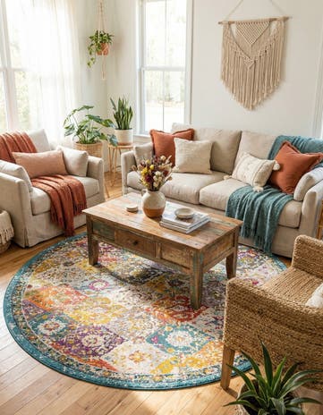 7' x 7' Madeline Round Rug