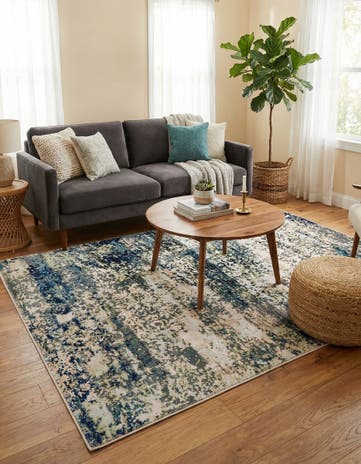 Navy Blue Gossamer Rug