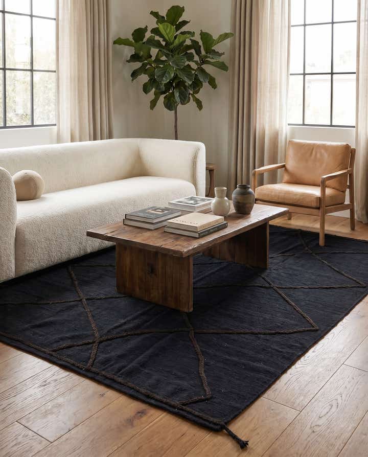 5' 8 x 7' 10 Hand Knotted Moroccan Wool Rug