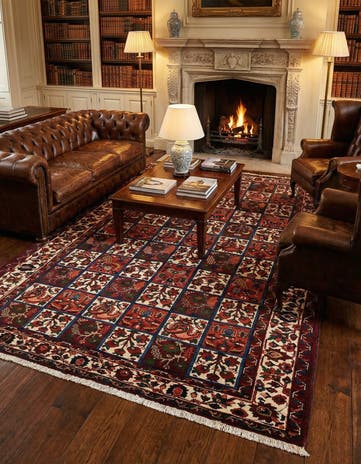 6' 10 x 9' 9 Bachtiar Wool Rug