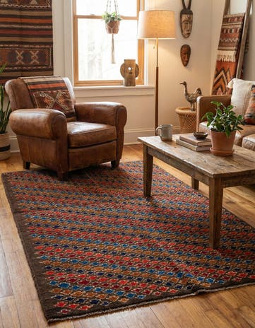 3' 9 x 5' 9 Hand Knotted Balouch Wool Rug