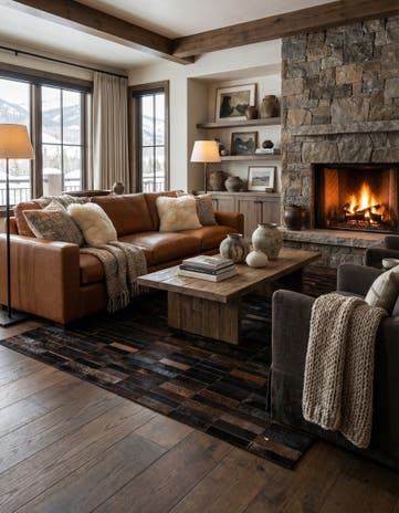 5' x 7' 11 Cowhide - Patchwork Rug