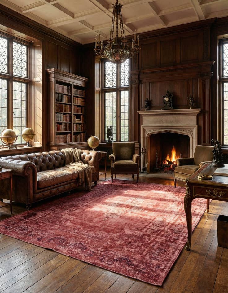 Detail image of  10' 2 x 12' 11 Vintage Royal Wool Rug