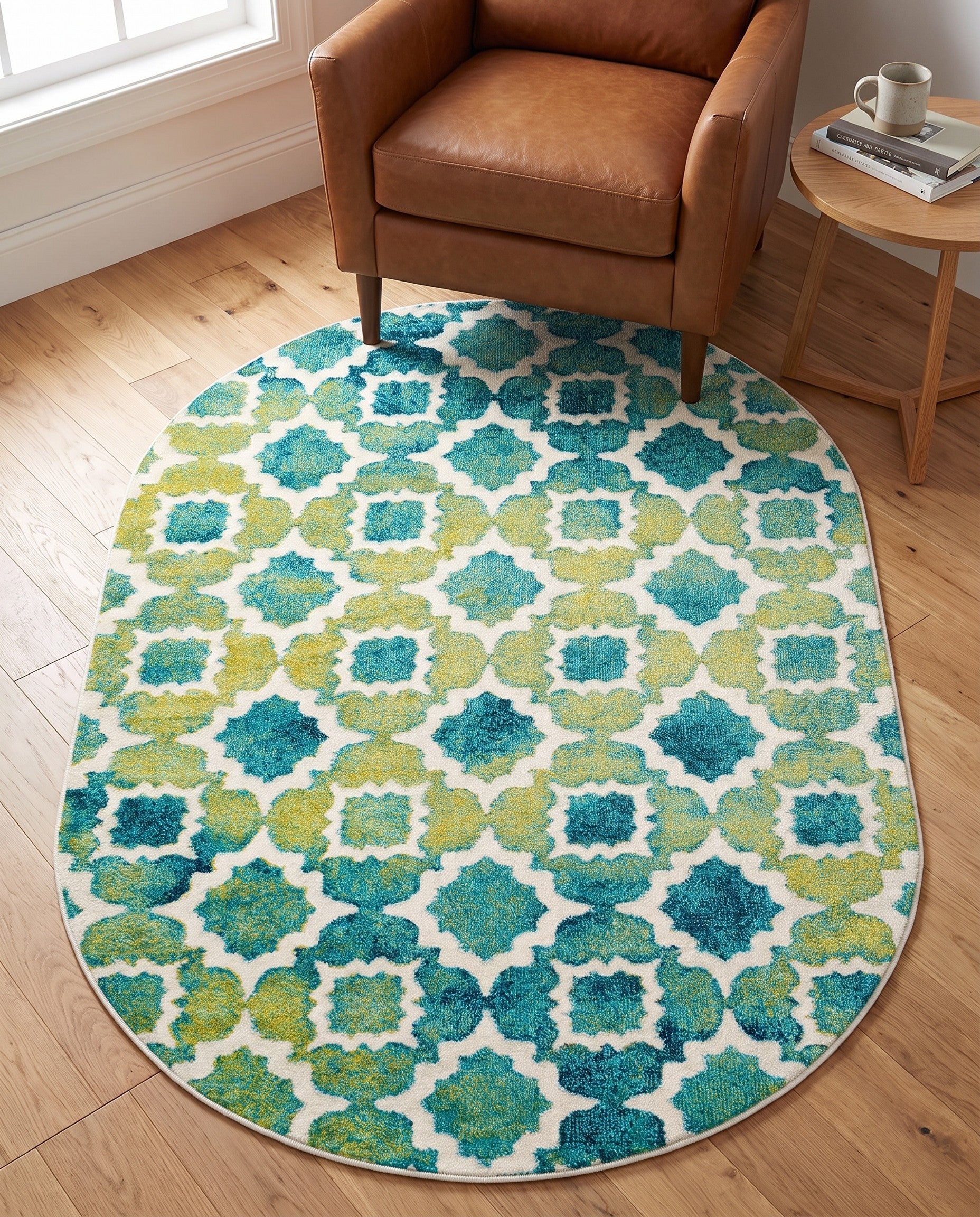 4' x 6' Azalea Oval Rug