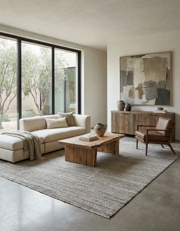 9' 3 x 11' 5 Hand Woven Kilim Modern Wool Rug