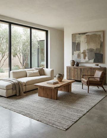 9' 3 x 11' 5 Hand Woven Kilim Modern Wool Rug
