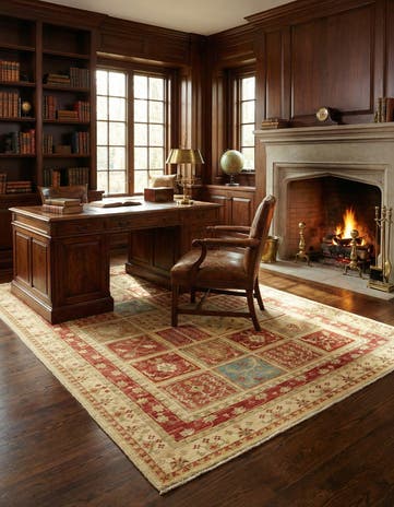 6' 10 x 9' 10 Hand Knotted Ariana Ziegler Rug
