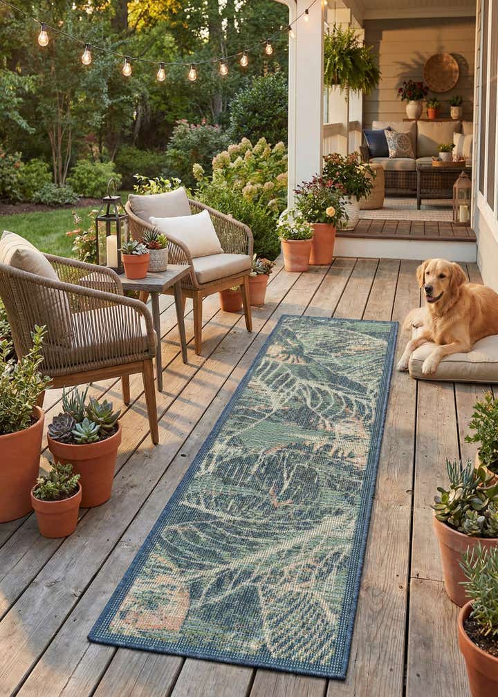2' x 7' 10 Easy-Clean Baja Indoor / Outdoor Runner Rug