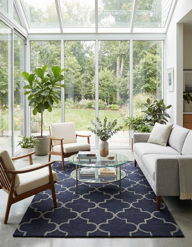 Detail image of 5' 1 x 8' Luna Rug