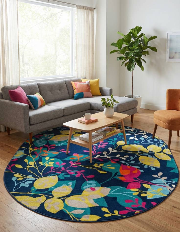 Detail image of 7' 10 x 10' Azalea Oval Rug