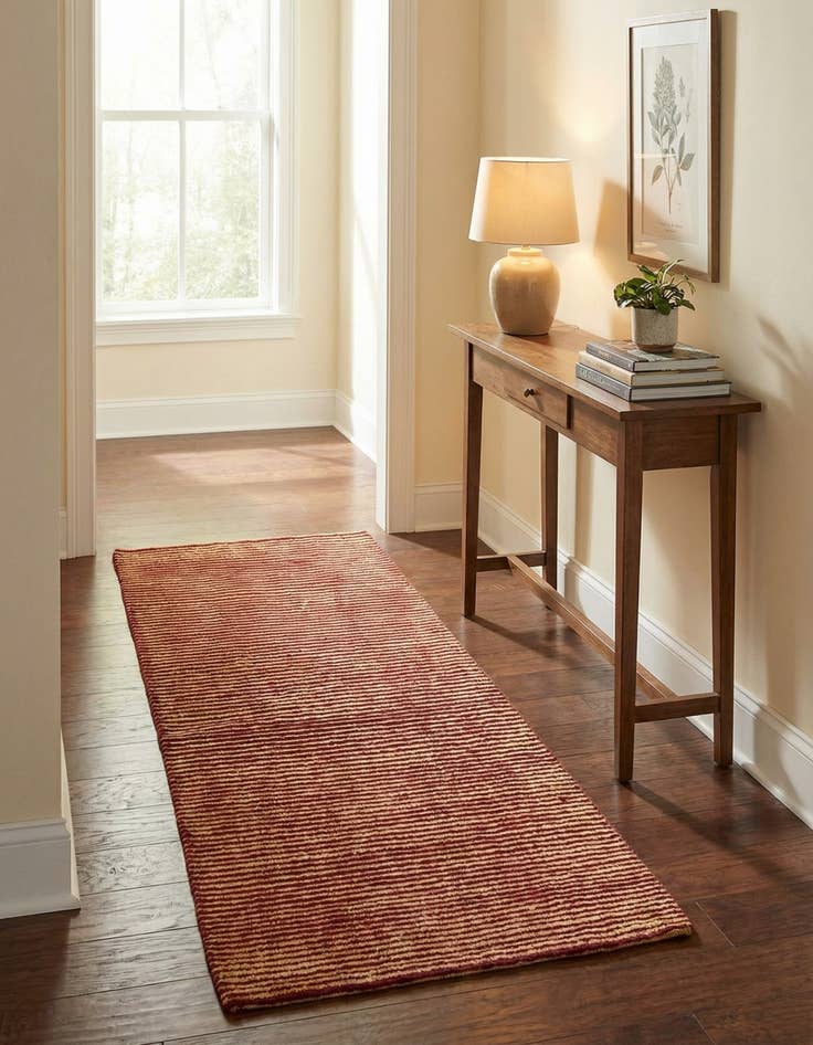 Detail image of  2' 3 x 4' 7  Hand Knotted Nepal Runner Rug