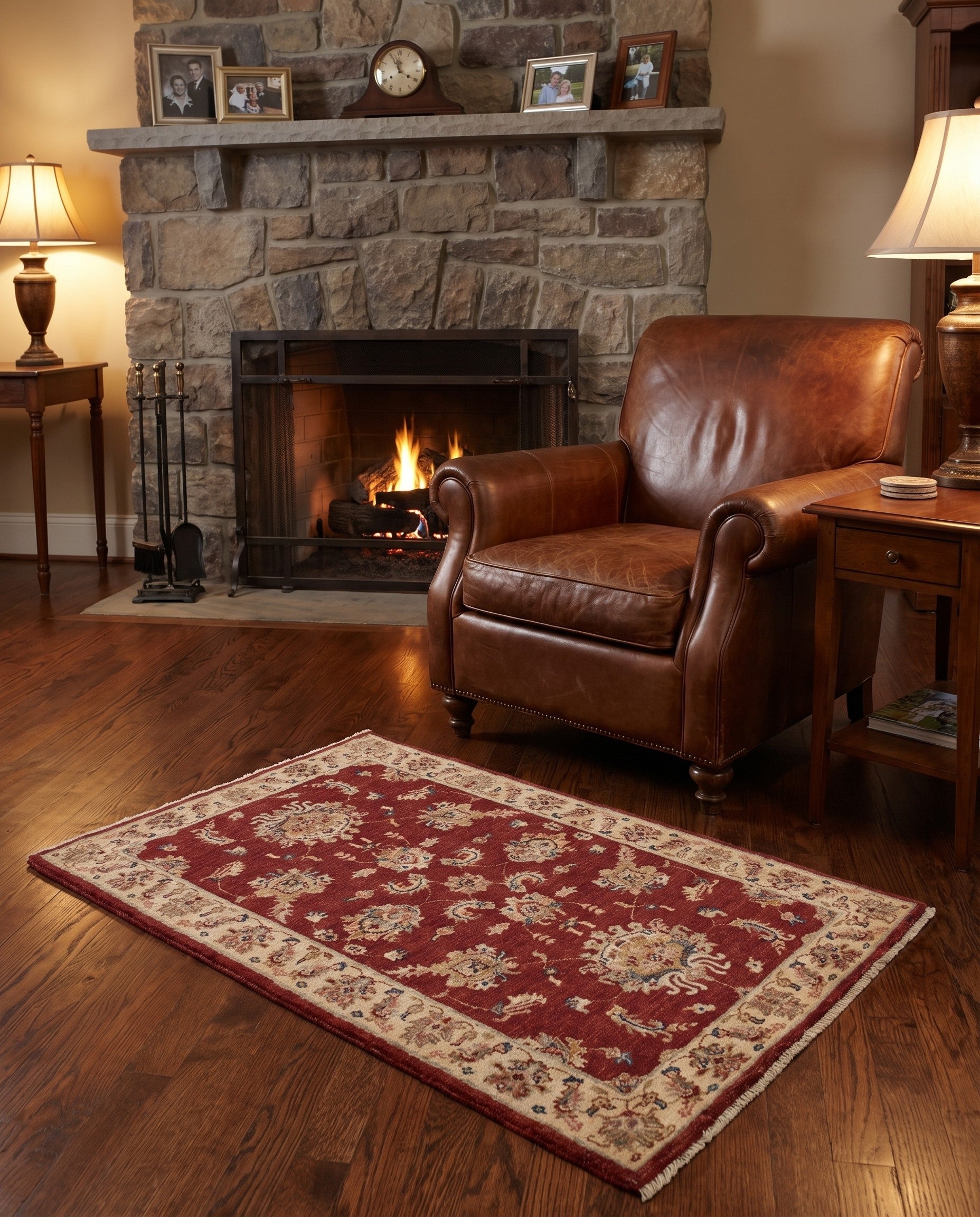 3' x 5' 1 Hand Knotted Ziegler Rug