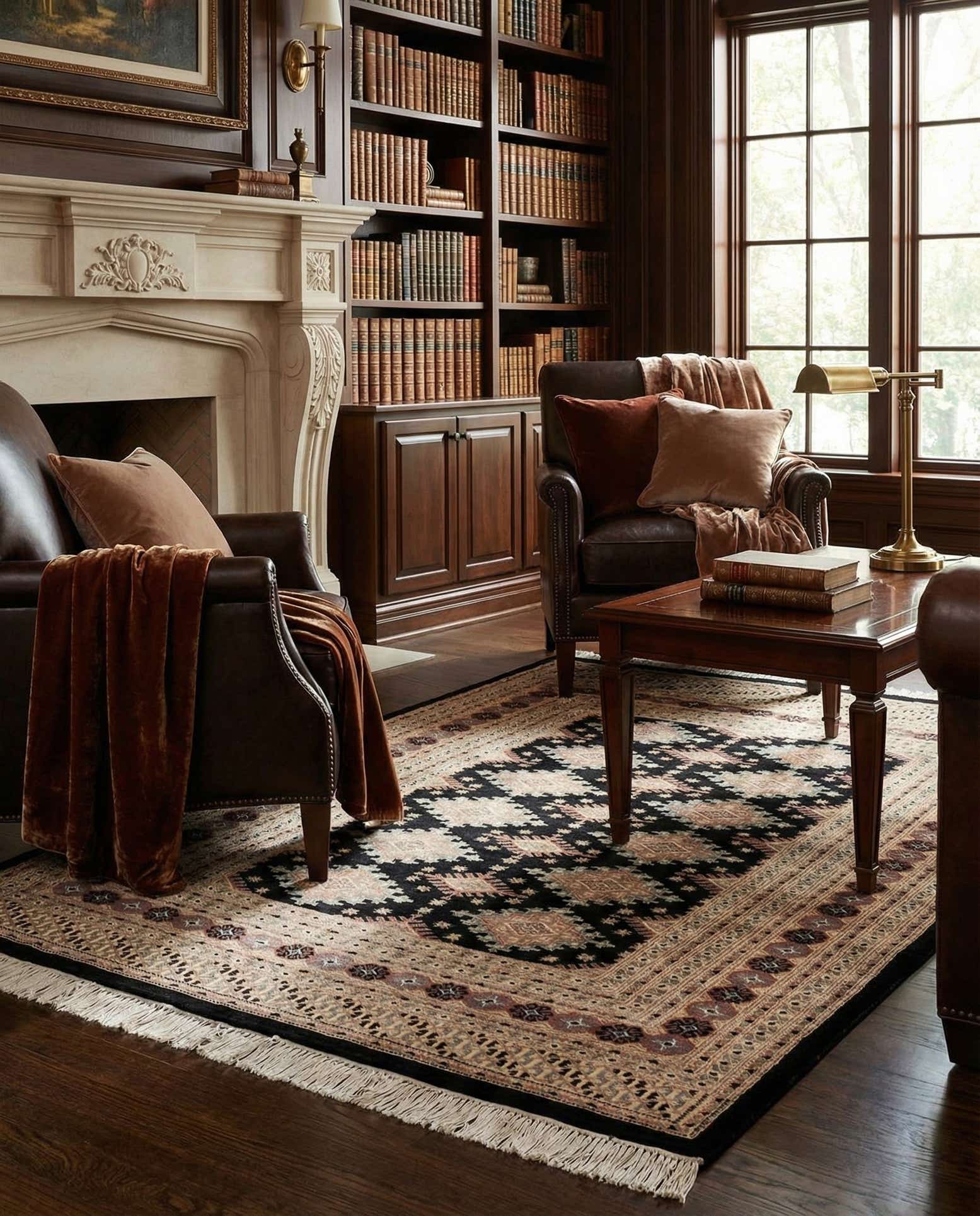4' 2 x 6' 1 Hand Knotted Bokhara Oriental Rug