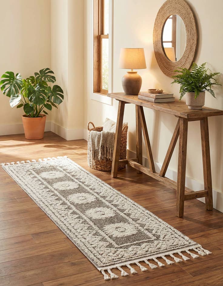 Detail image of  2' x 6' Boho Runner Rug