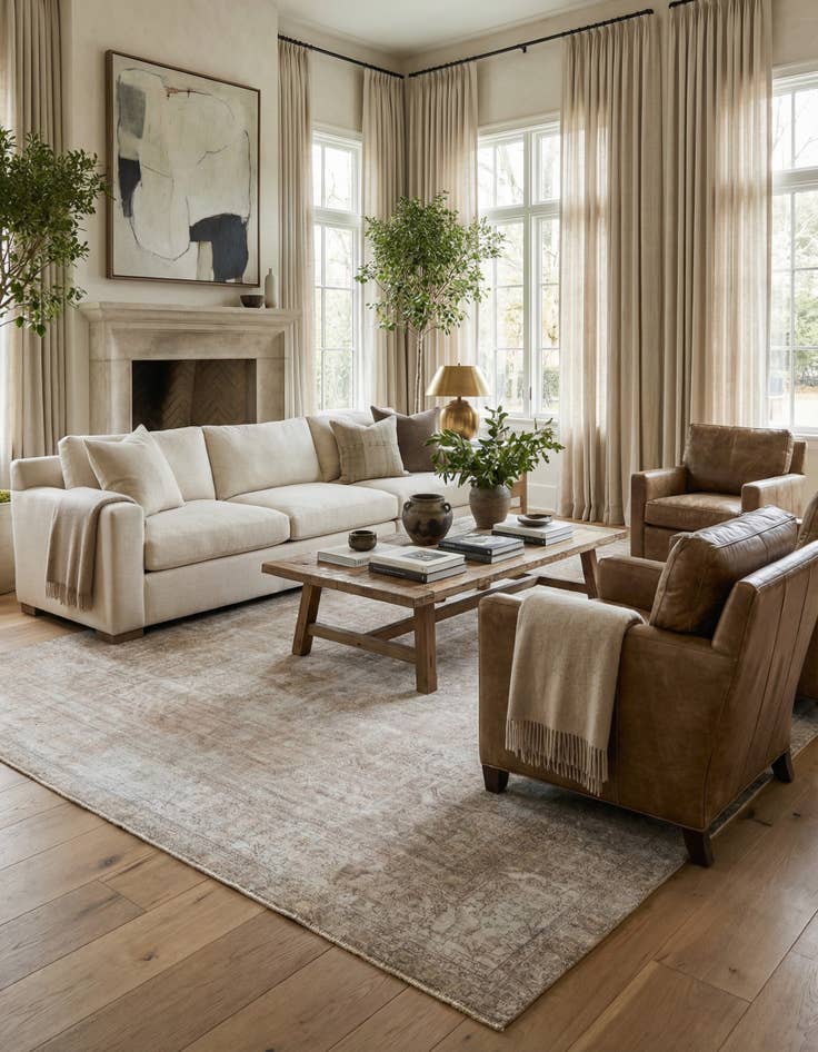 Detail image of  9' 8 x 12' 2  Hand Knotted Ultra Vintage Persian Wool Rug