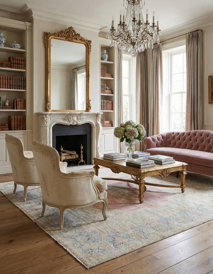 Detail image of 9' 5 x 12' 5 Vintage Royal Wool Rug