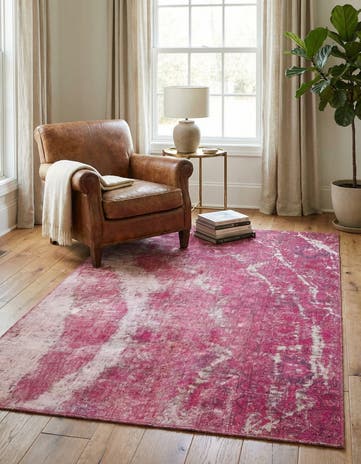 3' 6 x 5' 6 Hand Knotted Ultra Vintage Persian Wool Rug