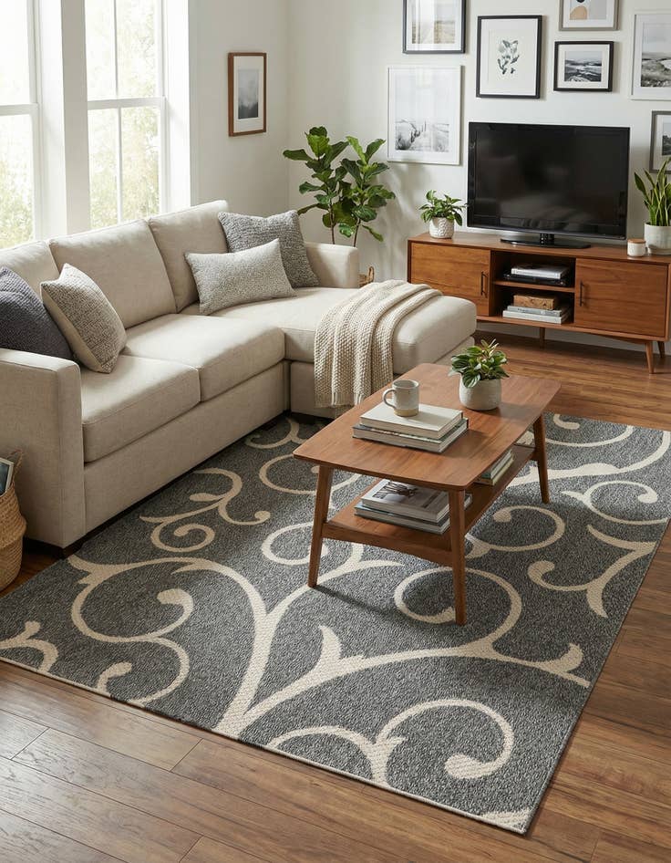 Detail image of  6' 4 x 9' Georgia Rug