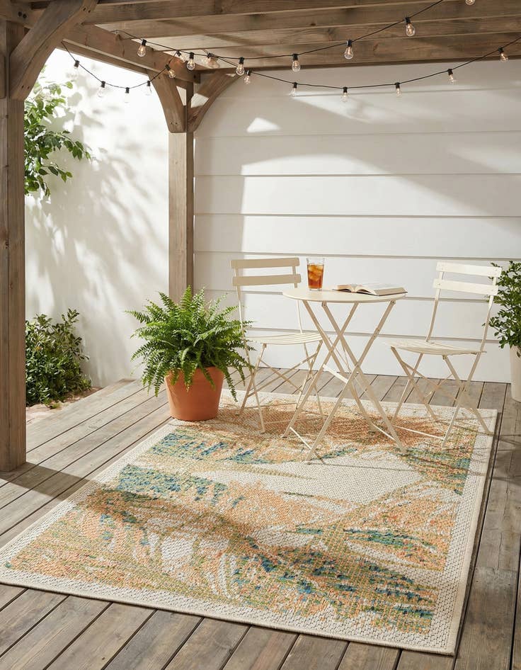 Detail image of 2' x 3'  Washable Baja Indoor / Outdoor Rug