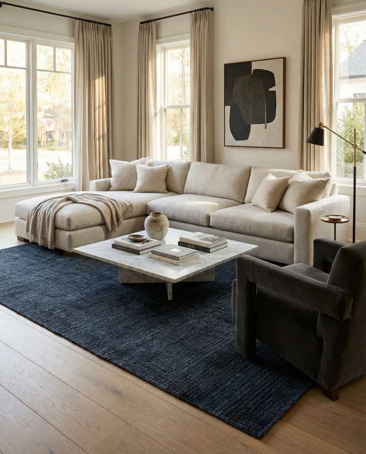 7' 9 x 10' 1 Hand Knotted Darya Wool Rug