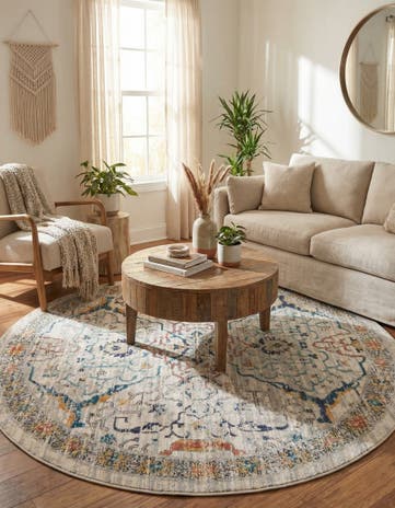 7' x 7' Lola Round Rug