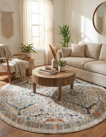 7' x 7' Lola Round Rug
