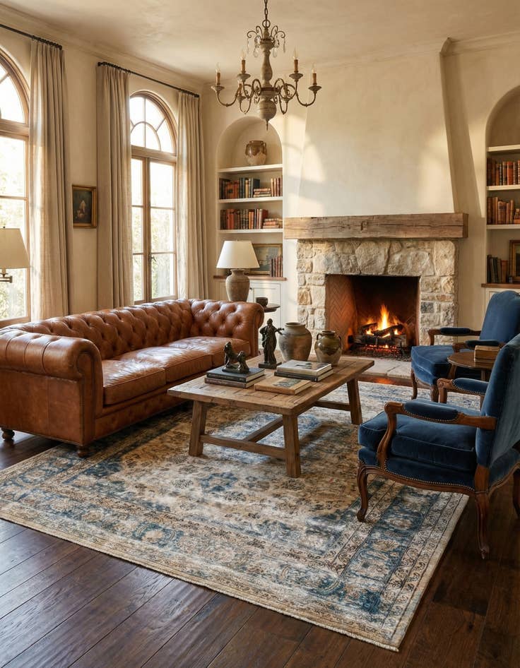 Detail image of 9' 7 x 12' 5  Hand Knotted Ultra Vintage Persian Wool Rug