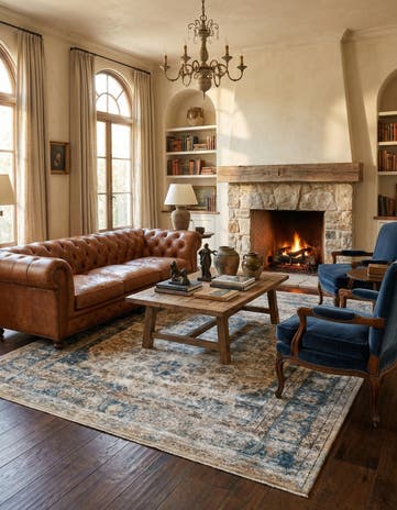 9' 7 x 12' 5 Hand Knotted Ultra Vintage Persian Wool Rug