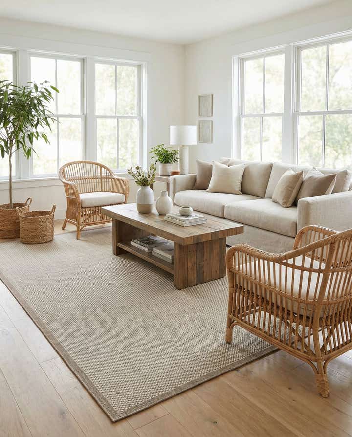 10' x 14' Easy-Clean Border Indoor / Outdoor Rug