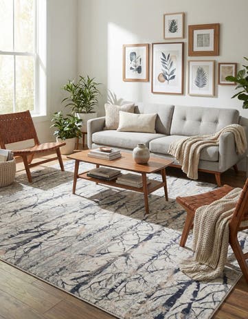 Gray Finsbury Square Rug