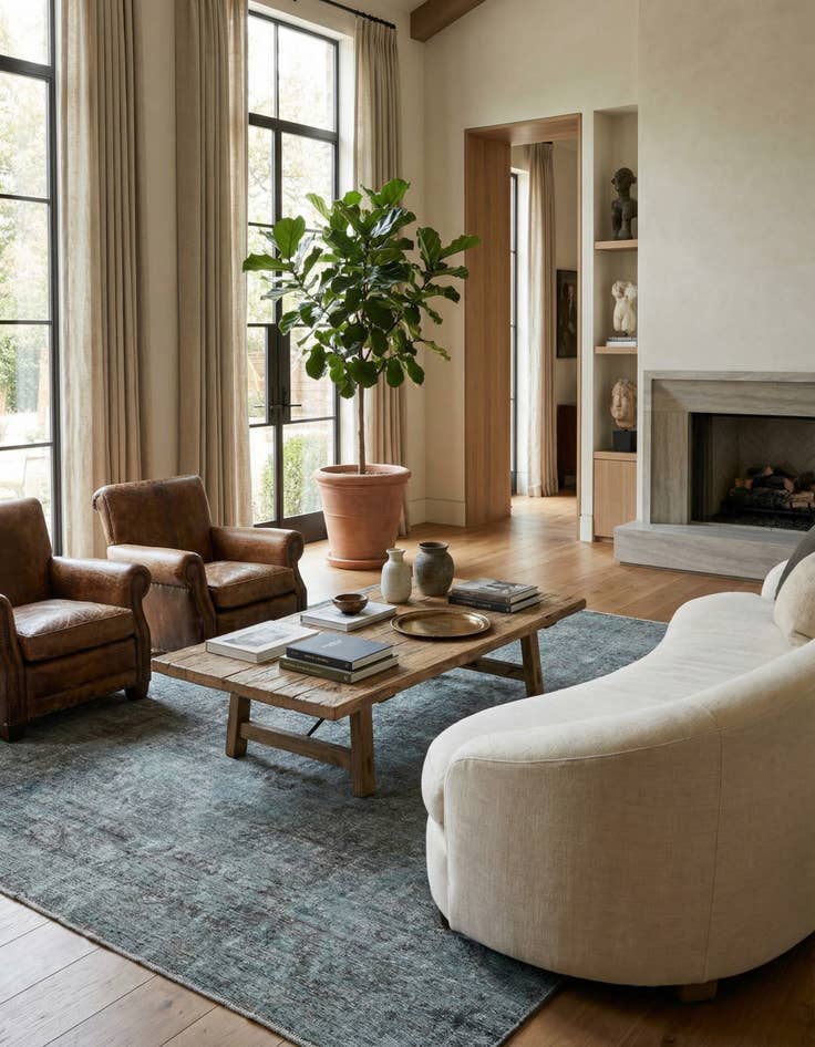 Detail image of 8' 7 x 11' 8  Hand Knotted Ultra Vintage Persian Wool Rug