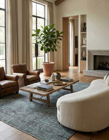 8' 7 x 11' 8 Hand Knotted Ultra Vintage Persian Wool Rug