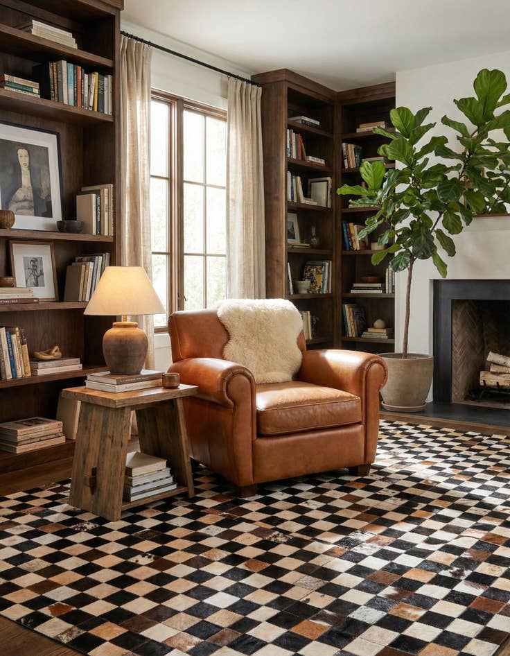 Detail image of 5' x 8' Cowhide Rug