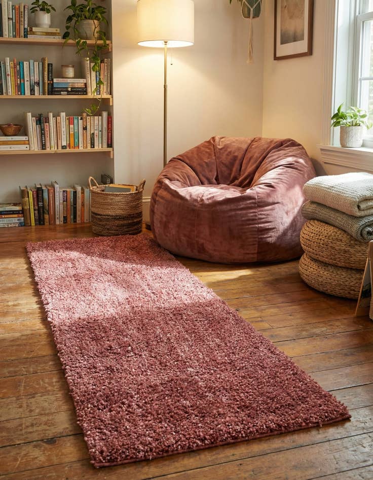 Detail image of 2' x 6' Jill Zarin Shaggy Chic Runner Rug