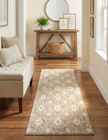 2' x 6' Sepia Runner Rug
