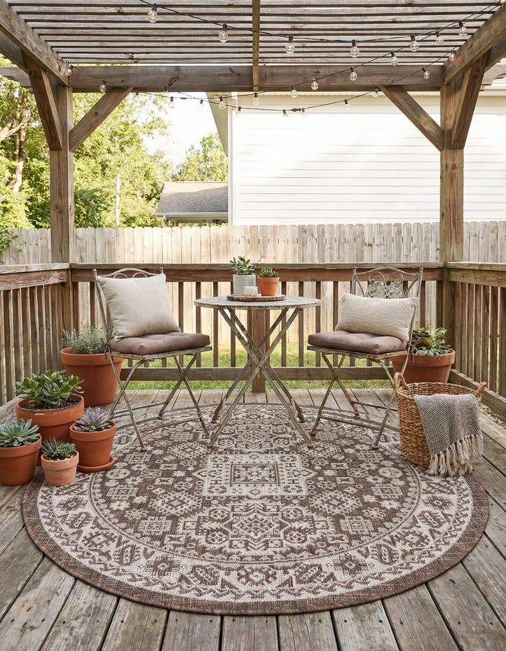 4' x 4' Easy-Clean Aztec Indoor / Outdoor ...