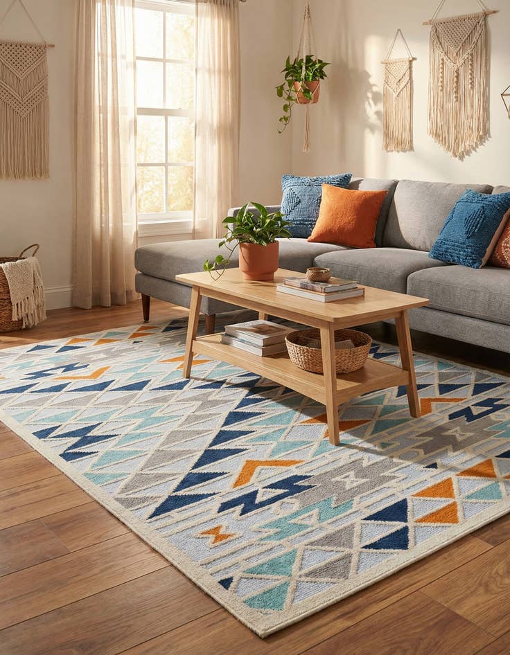 Detail image of 7' x 10'  Washable Aruba Indoor / Outdoor Rug