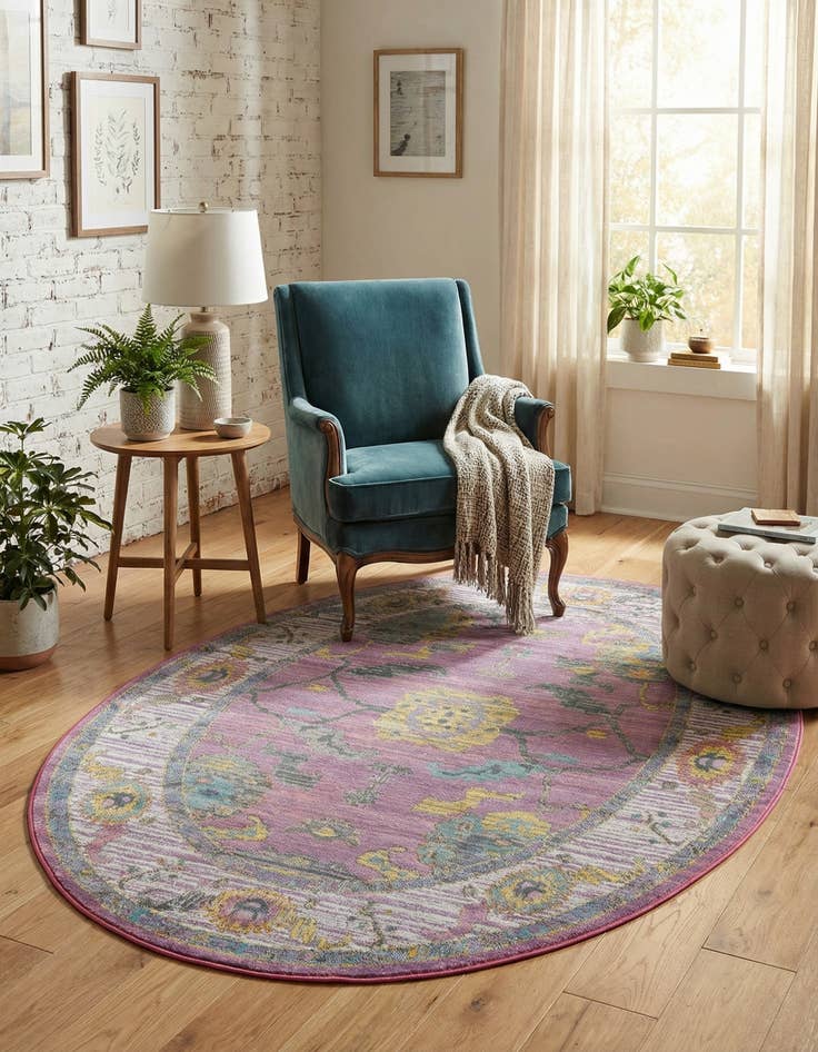 Detail image of  5' 5 x 8' Paragon Oval Rug