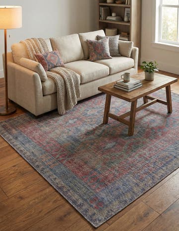 7' 3 x 7' 3 Washable Sisu Square Rug