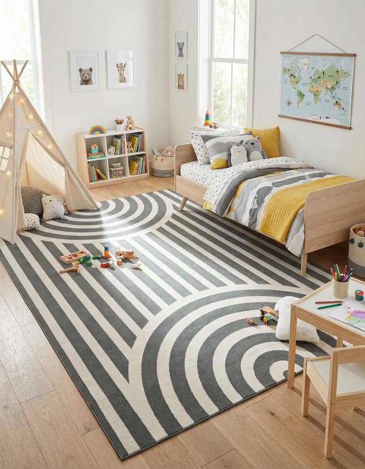 Detail image of 7' 10 x 10' Whimsy Kids Rug