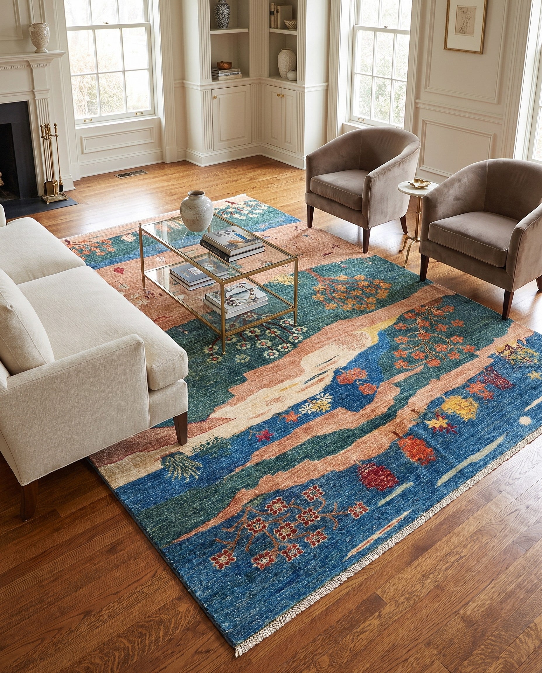 5' 6 x 7' 9 Hand Knotted Ariana Ziegler Rug