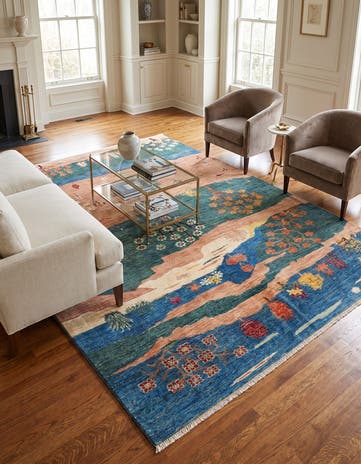5' 6 x 7' 9 Hand Knotted Ariana Ziegler Rug