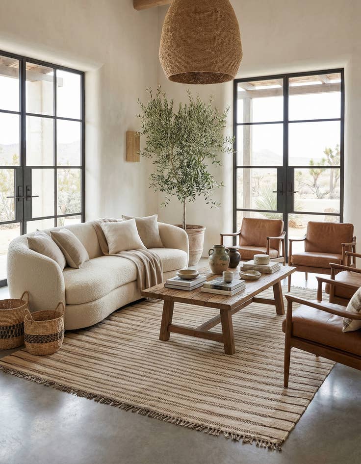 Detail image of 8' 1 x 11' 5  Hand Knotted Moroccan Wool Rug